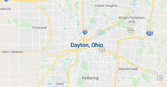 B&K Heating Service Area Map